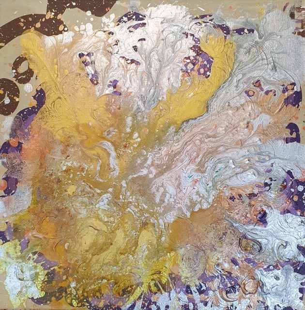 Nr 478 Farbenfest 40x40 cm Jahr 2022