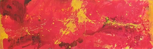 Nr 631 Der Krater 120x40 cm Jahr 2018
