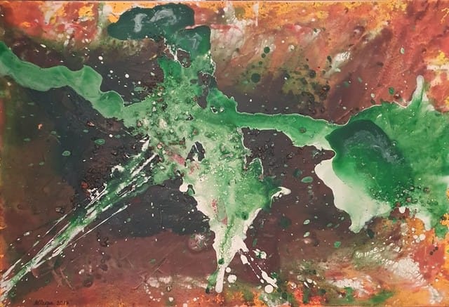 Nr 639 Der Tanz 60x40 cm Jahr 2017
