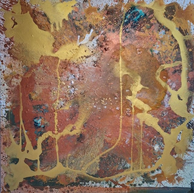 Nr 641 Der Urknall 100x100 cm Jahr 2019