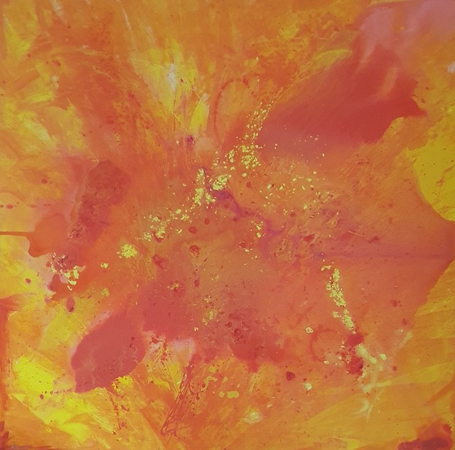 Nr 653 Frühlingserwachen 100x100 cm Jahr 2019
