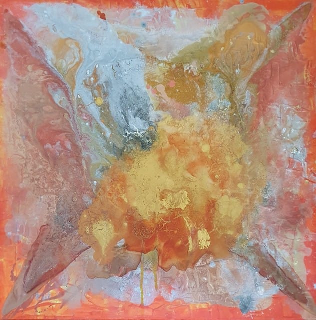 Nr 656 Der Hüter des Schatzes 60x60 cm Jahr 2019