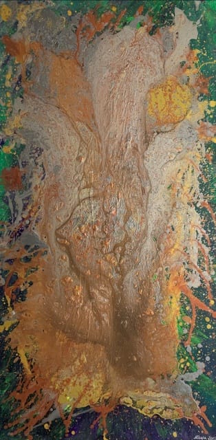Nr 657 Das Auge 50x100 cm Jahr 2019