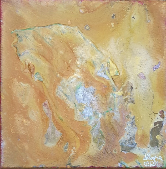 Nr 725 Die glitzernde Welt 1 20x20 cm Jahr 2021
