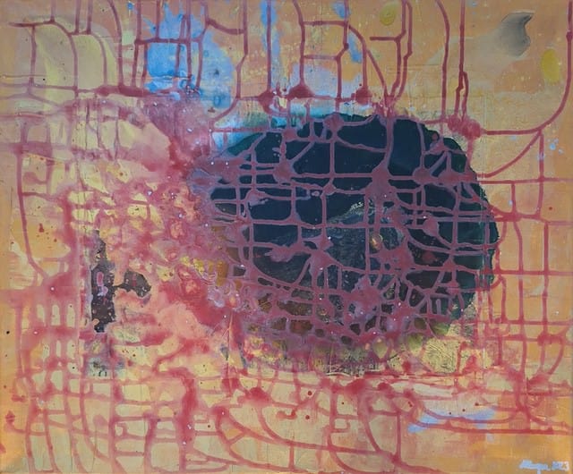 Nr 770 Die Gegenüberstellung 60x50 cm Jahr 2023