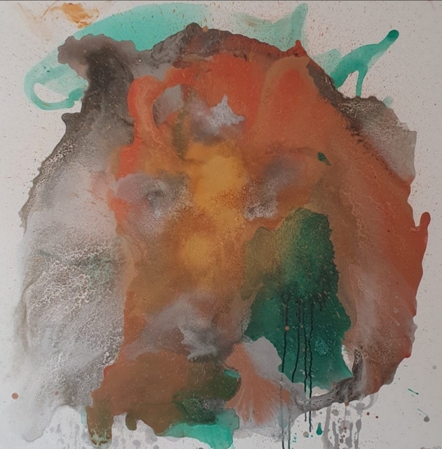 Nr 774 Arnie oder die Kraft eines Stieres 100x100 cm Jahr 2023