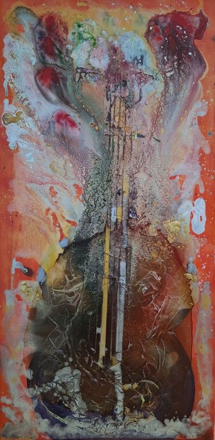 Nr 798 Die Bassgeige 50x100 cm Jahr 2026