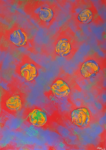Nr 050 Rotlicht 50x70 cm Jahr 2004