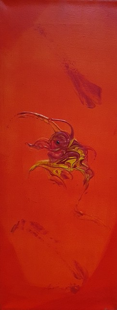 Nr 395 Im roten Meer 20x50 cm Jahr 2008