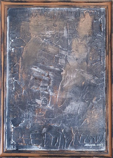 Nr 441 Die Felsenmalerei 20x29 cm Jahr 2009