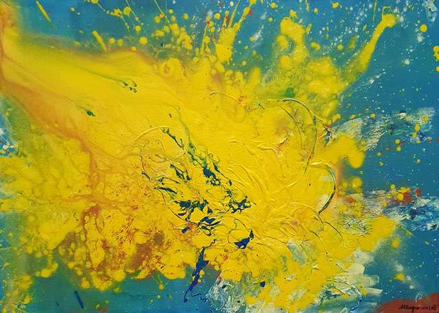 Nr 539 Das Fest 70x50 cm Jahr 2015