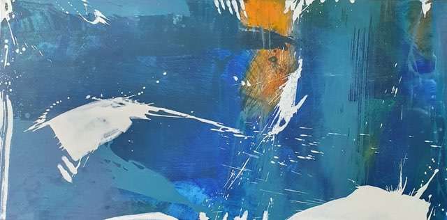 Nr 580 Supervision II 100x50 cm Jahr 2013