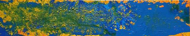 Nr 589 Unter Wasser 100x20 cm Jahr 2014