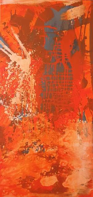 Nr 616 Das Tor oder was steckt dahinter 50x100 cm Jahr 2015
