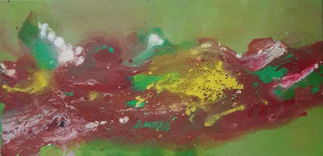 Nr 638 Durchs Moor 100x50 cm Jahr 2016