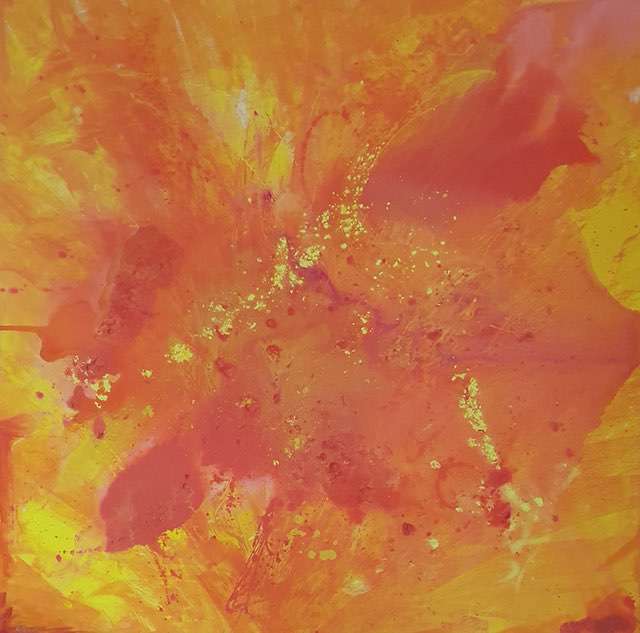 Nr 653 Frühlingserwachen 100x100 cm Jahr 2019