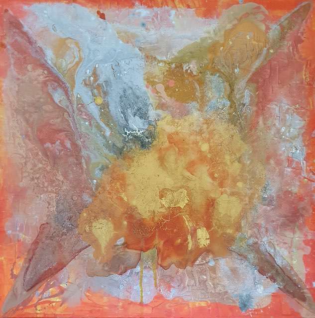 Nr 656 Der Hüter des Schatzes 60x60 cm Jahr 2019