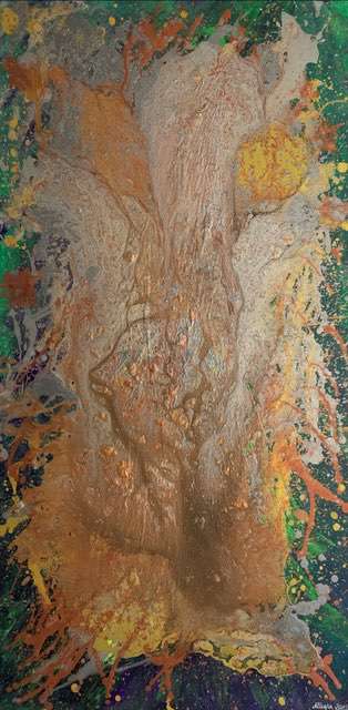 Nr 657 Das Auge 50x100 cm Jahr 2019