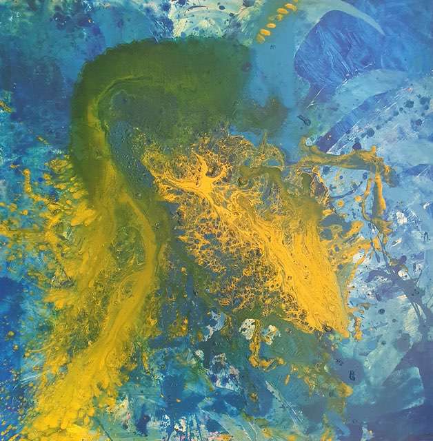 Nr 671 Loch Ness 80x80 cm Jahr 2015