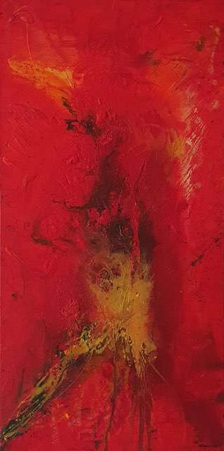 Nr 672 Liebe 50x100 cm Jahr 2018
