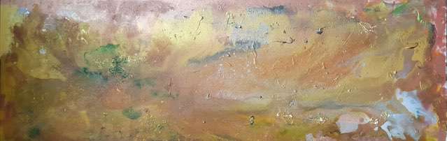Nr 692 Die Erdung 40x120 cm Jahr 2020