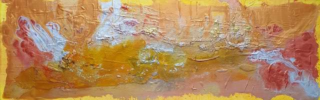 Nr 694 Halt finden 90x30 cm Jahr 2020