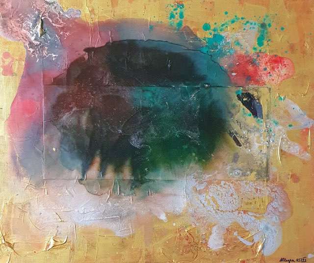 Nr 739 Das Goldstück 60x50 cm Jahr 2023