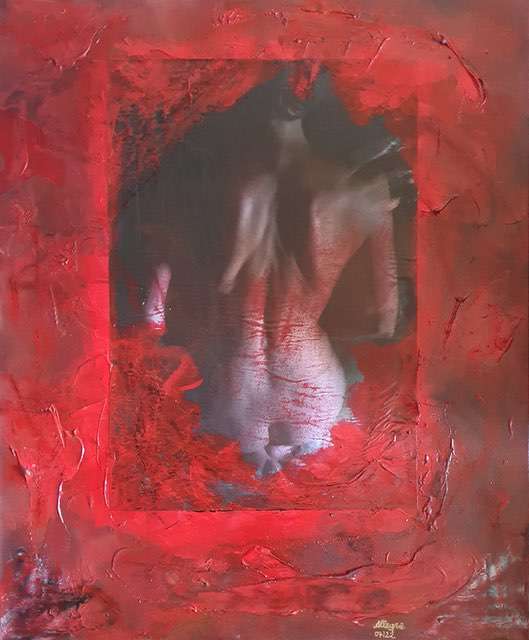 Nr 740 Die Flügel 50x60 cm Jahr 2022