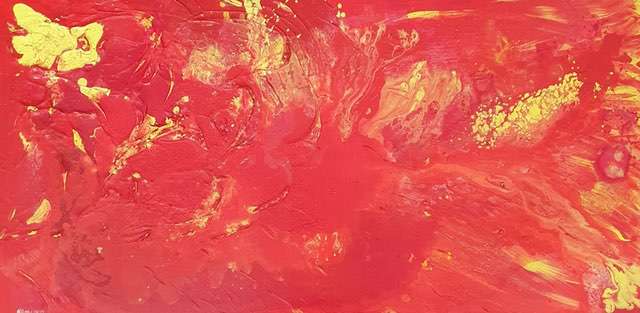 Nr 760 Der Sonnenaufgang 120x60 cm Jahr 2022