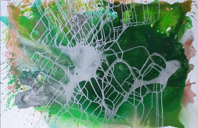 Nr 769 Synapsenaktivierung 120x80x cm Jahr 2023