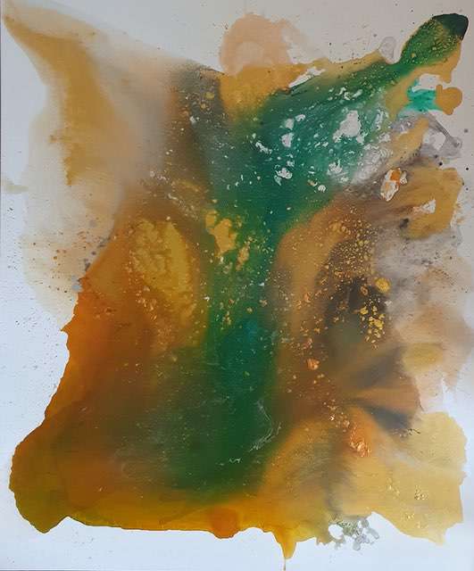 Nr 776 Der Tag nach dem letzten Abendmal 100x120 cm Jahr 2023
