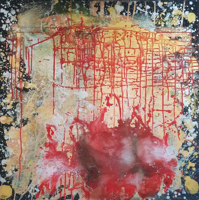 Nr 777 Exit 80x80 cm Jahr 2023
