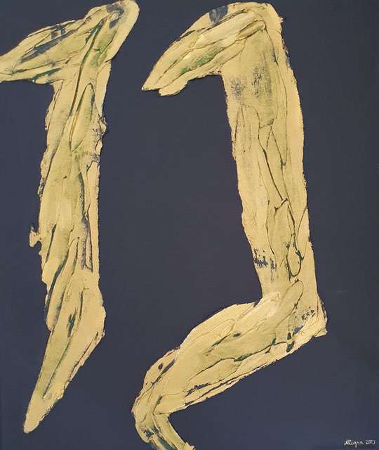 Nr 048 Raben 50x60 cm Jahr 2003