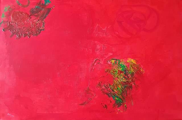 Nr 238 Der Storch 120x80 cm Jahr 2006