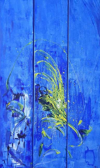 Nr 273 Das Himmelszelt 3x20x100 cm Jahr 2006