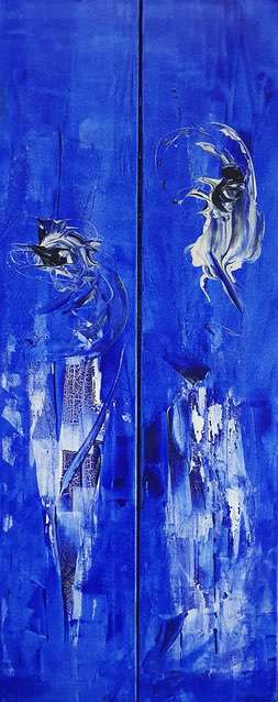 Nr 274 Der Abflugl und der Fallschirmsprung 2x20x100 cm Jahr 2006