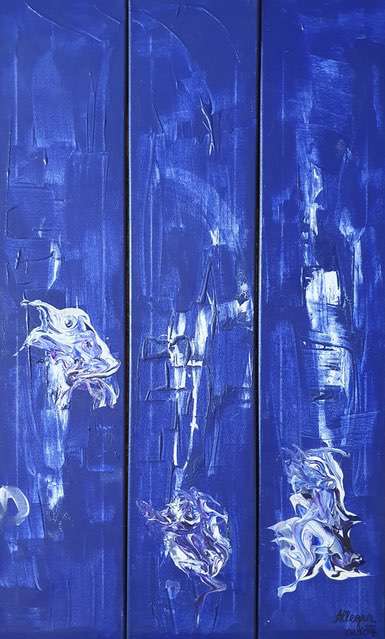 Nr 326 Die Metamorphose 3x20x100 cm Jahr 2007