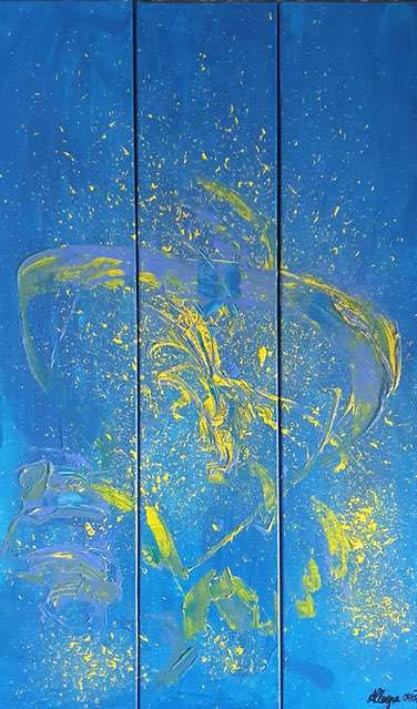 Nr 343 Der Herzenswunsch 3x20x100 cm Jahr 2007