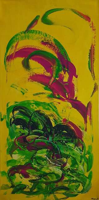 Nr 361 Die Oase 50x100 cm Jahr 2008