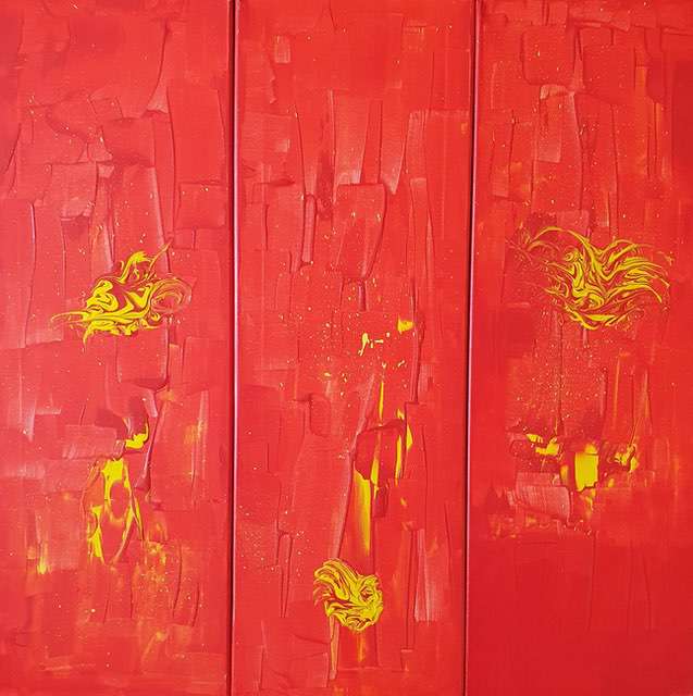 Nr 380 Aus der Reihe tanzen 3x30x90 cm Jahr 2008