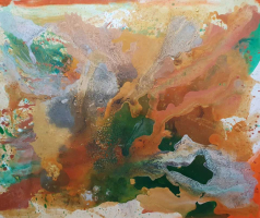 Allegra Wagner Nr-717 Fly butterfly 120x100 cm
